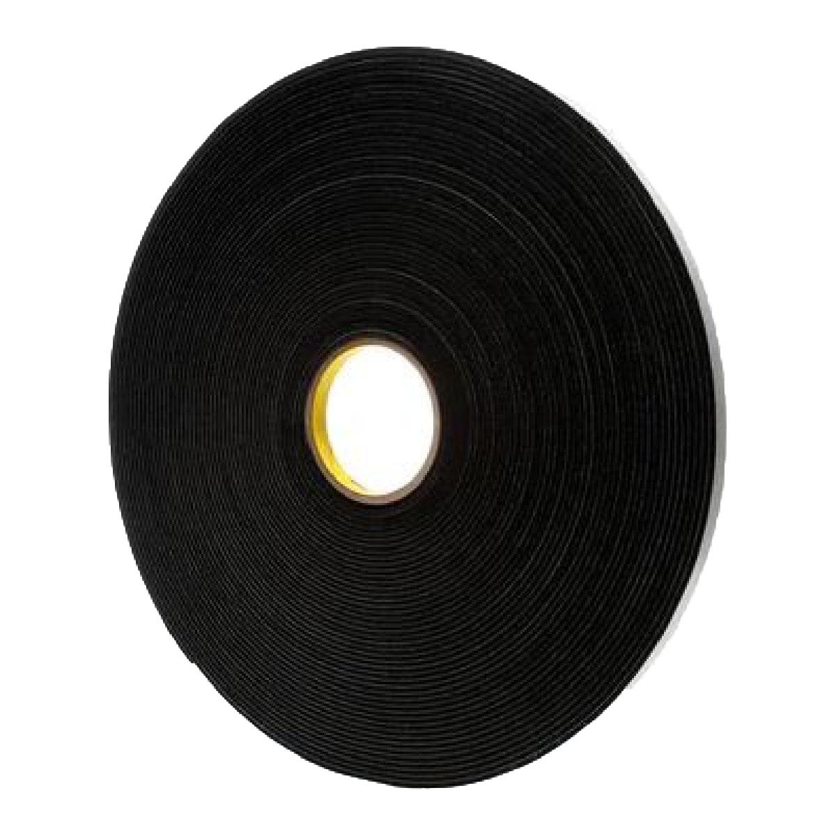 3M Vinyl Foam Tape, 4718 Series, Black, 125 mil