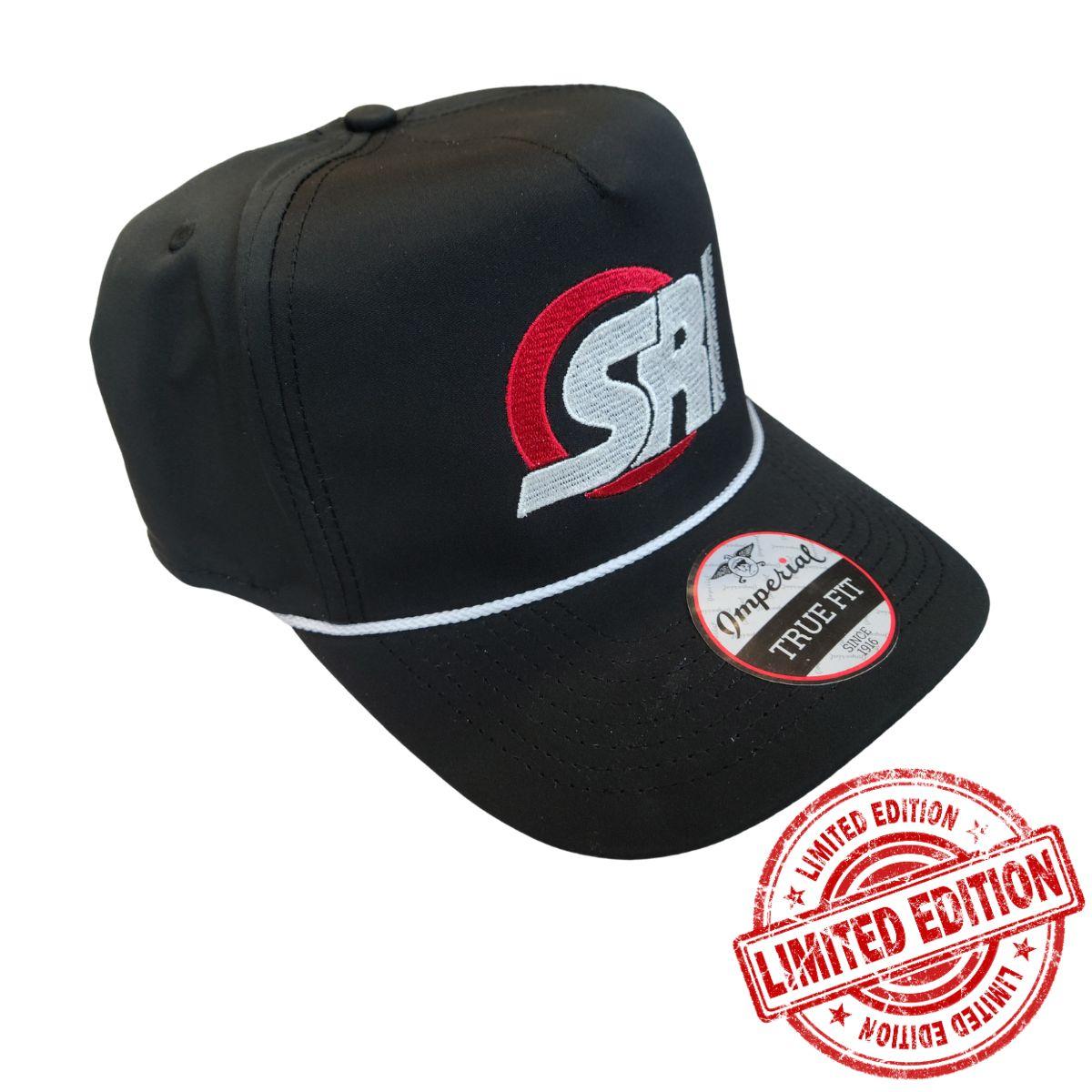 SRI Apparel Hat, SRI Vintage Logo, Black