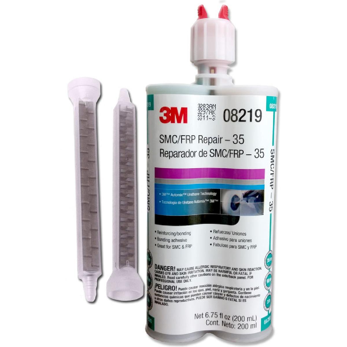 3M SMC / Fiberglass Repair Adhesive, Green, 35 Minute Work Time, 200 Ml ...