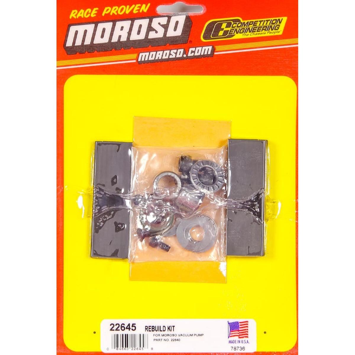 Moroso Vacuum Pump Service Kit, 3-Vane Pumps, Racing