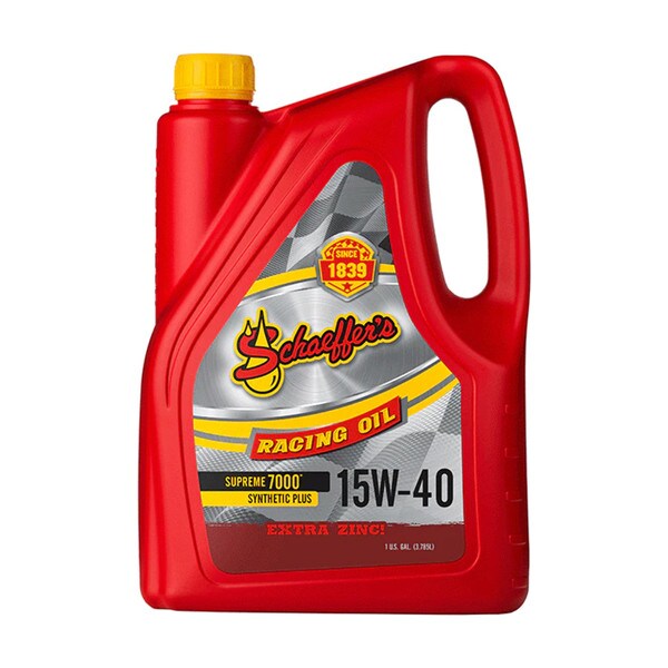 Schaeffer's Motor Oil, Supreme 7000, Synthetic Plus, 15W40, 1 Gallon