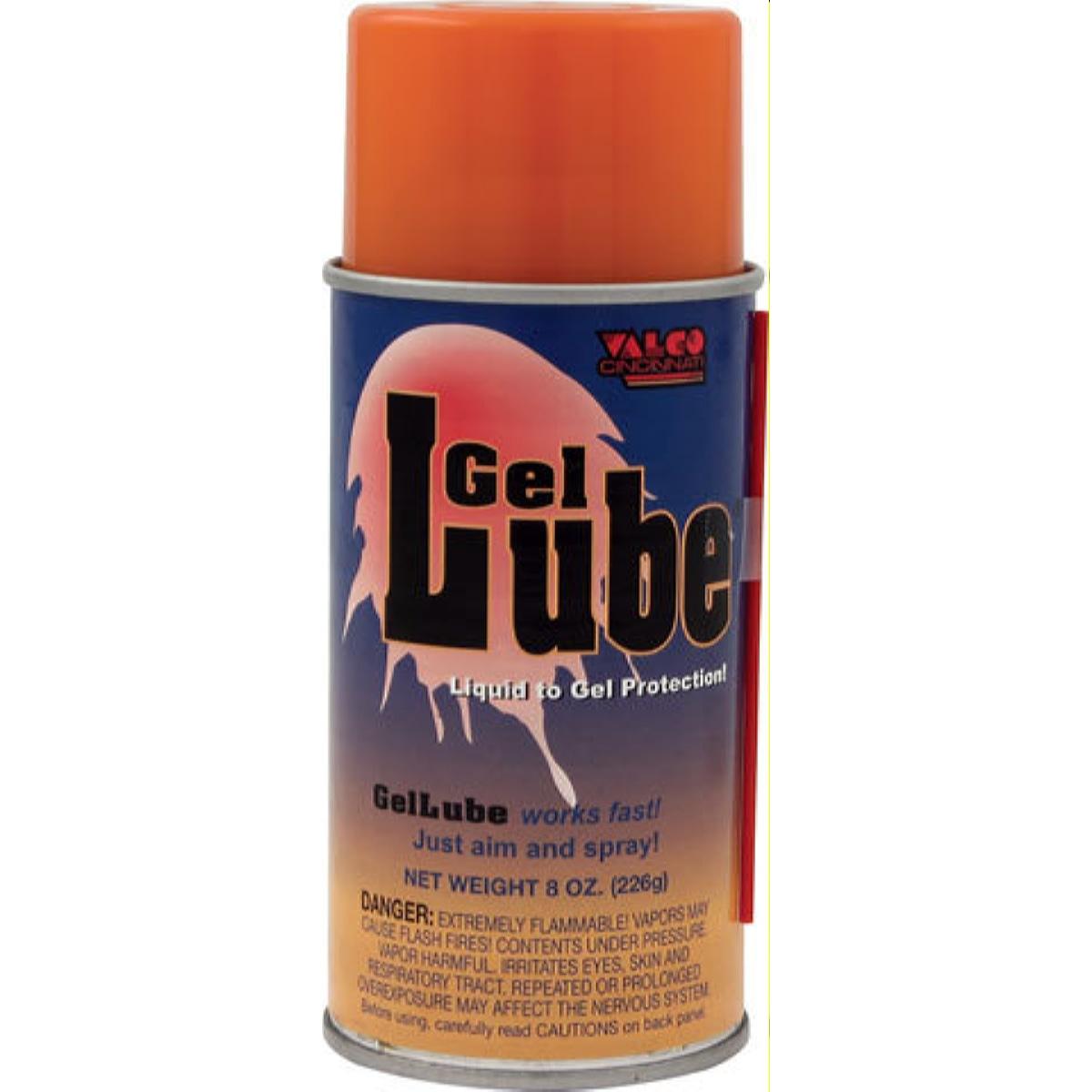 Valco Spray Lubricant, Gel Lube, 8 oz. Aerosol Can