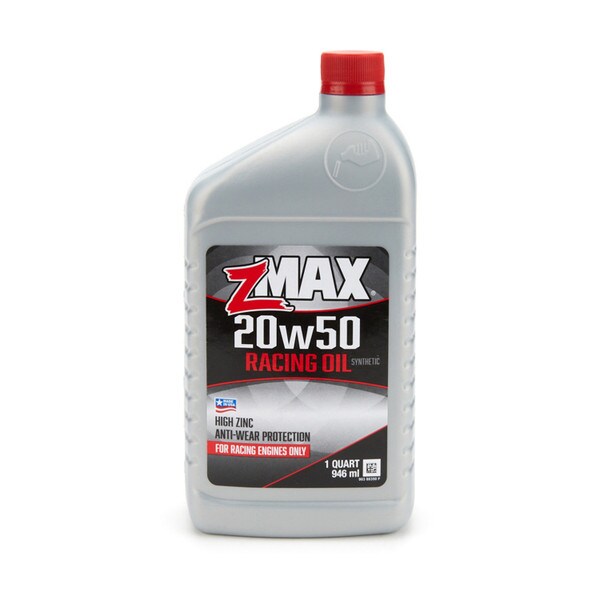 ZMAX Motor Oil, Racing Oil Series, Synthetic, 20W50, 1 Quart